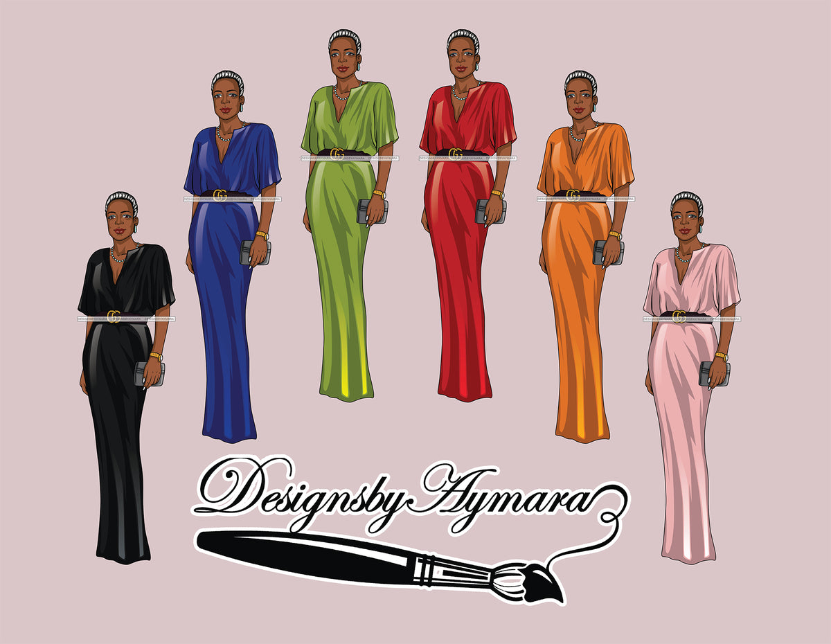 Download Bundle 6 Classy Afro Woman African American Goddess SVG PNG JPG Cuttin - DesignsByAymara
