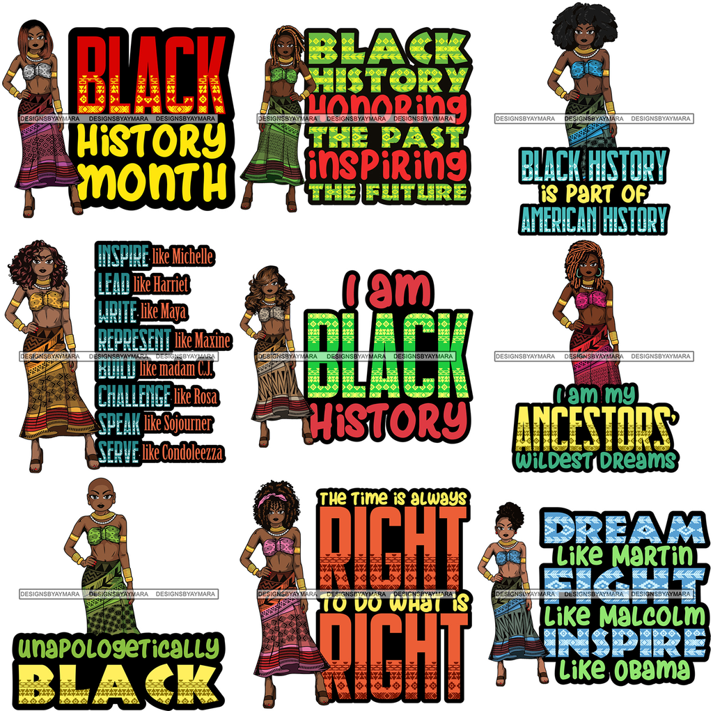 Download Super Bundle 81 Black History Month .SVG Cutting Files ...