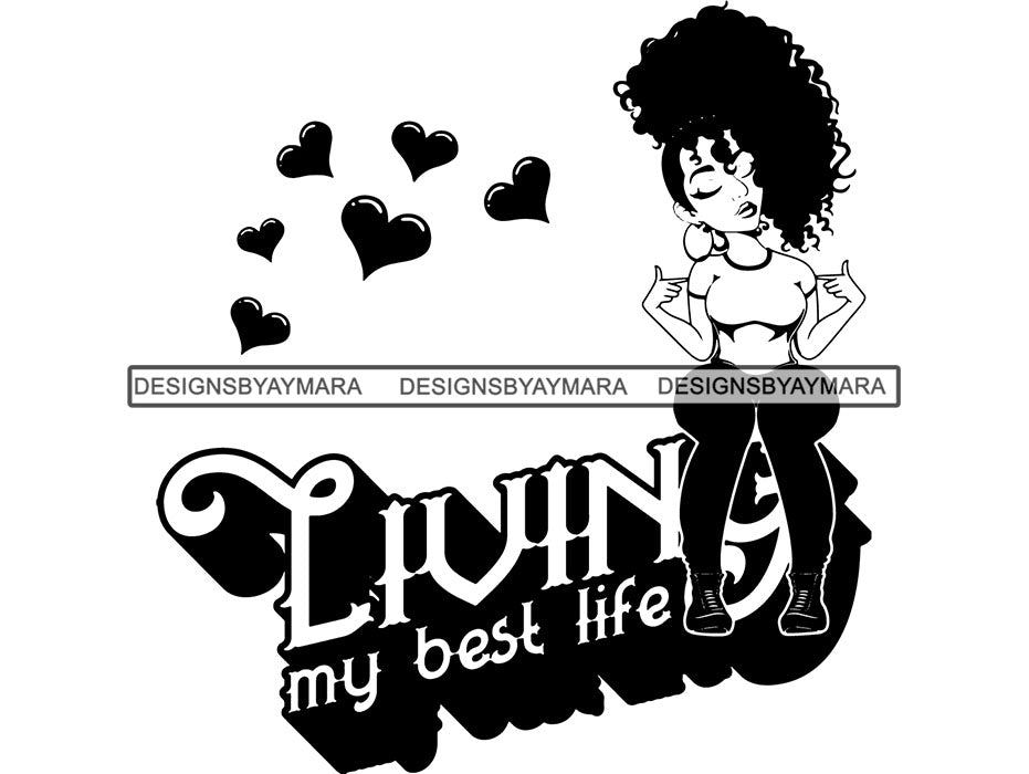 Download Afro Woman SVG Goddess Queen Power Diva Classy Lady .SVG .EPS .PNG Vec - DesignsByAymara