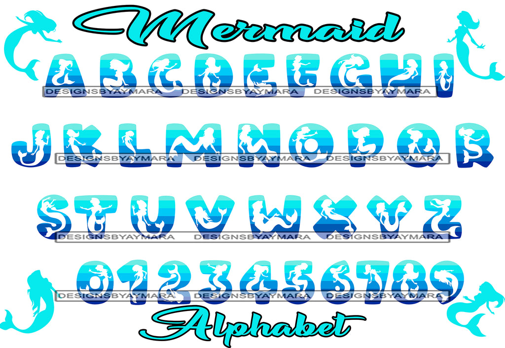 Free Free Mermaid Letters Svg 212 SVG PNG EPS DXF File