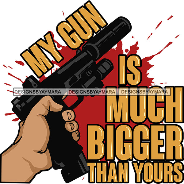 Bundle 20 Protection Quotes Hand Gun Riffle Family Protect Vector Desi ...