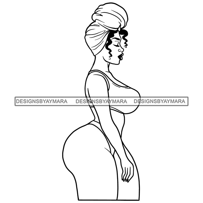 BBW Curvy Voluptuous Nubian Thick Afro Woman Turban Melanin Morena Bel –  DesignsByAymara