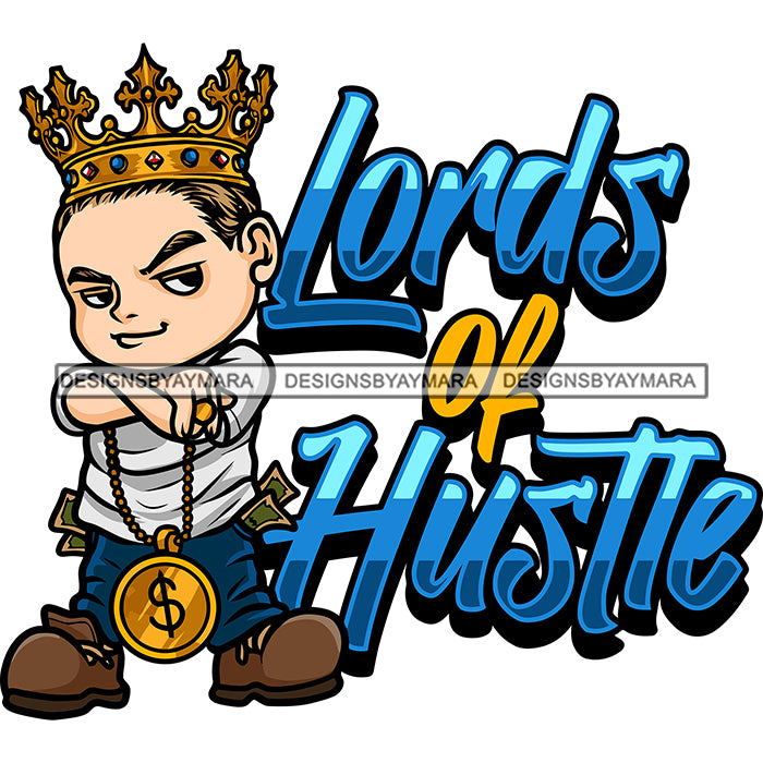 Lords Of Hustle Color Quote Attitude African American Boy Standing Smi –  DesignsByAymara