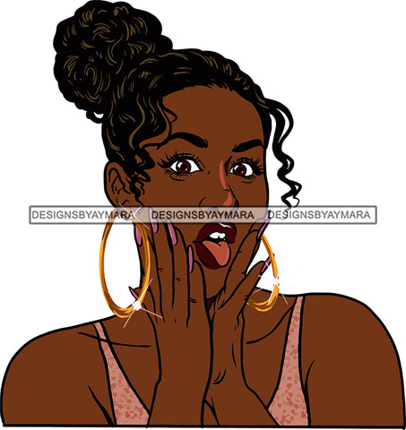 Afro Woman SVG Melanin Nubian Color Cutting Files – DesignsByAymara