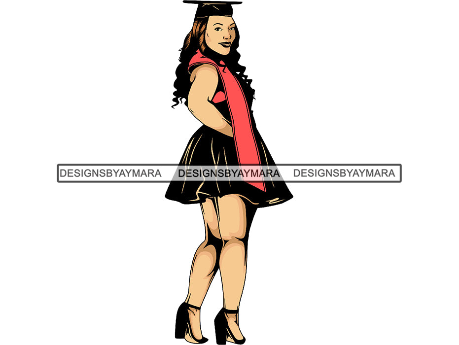 Graduation Woman Goal Accomplished Goddess Happiness Queen Diva Classy DesignsByAymara