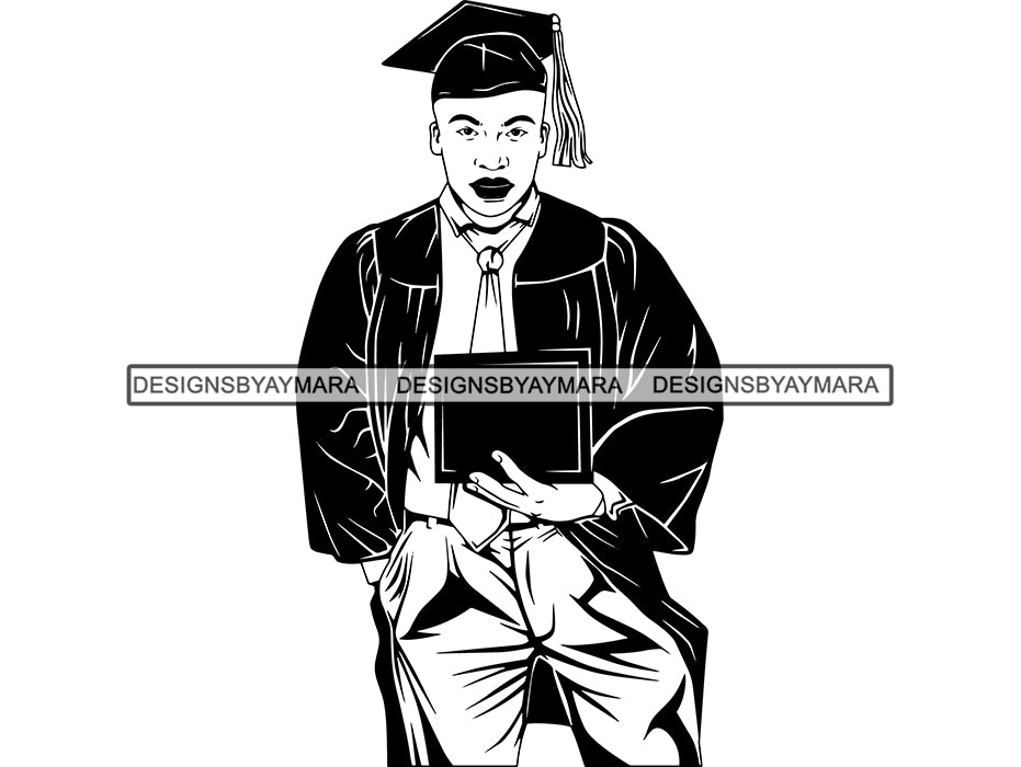 Download Graduation Man Life Achievements Proud Handsome African ...