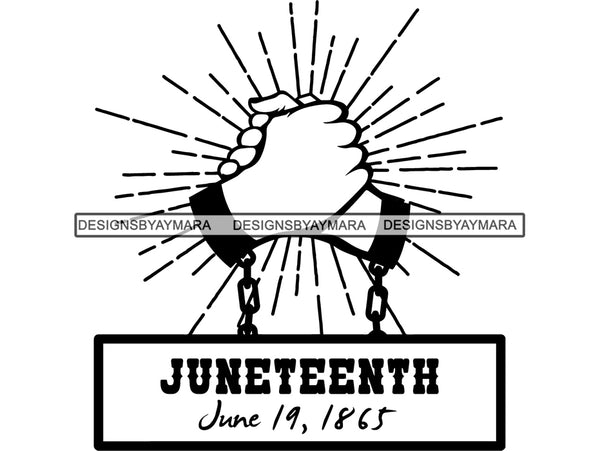 Juneteenth Celebration SVG Quotes Files For Silhouette and Cricut ...