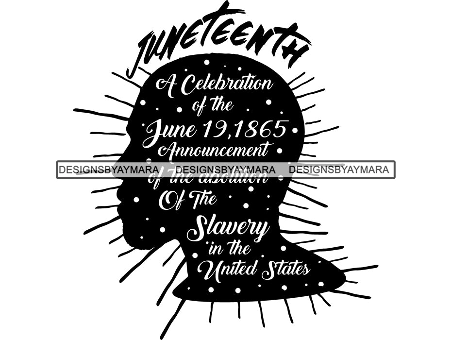 Download Juneteenth #4 SVG Quotes Cut Files For Silhouette and ...