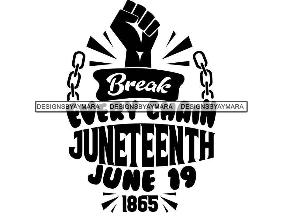 Download Juneteenth #44 SVG Quotes Cut Files For Silhouette and ...