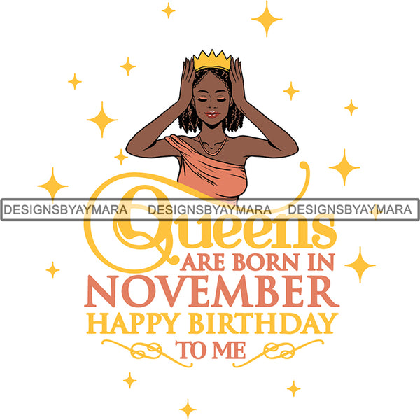 Download November Birthday Queen SVG Cutting Files For Cricut and ...