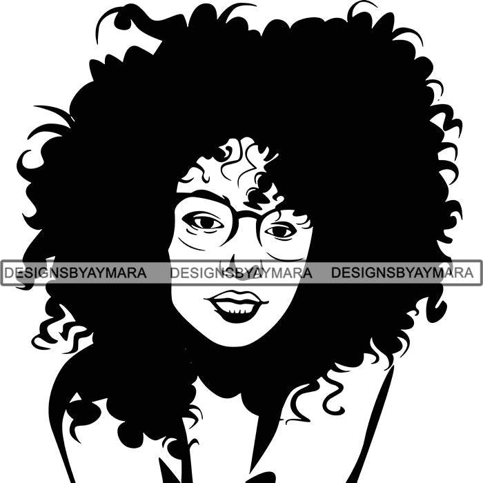Download Afro Woman SVG Free Cut Files For Silhouettes and Cricut ...