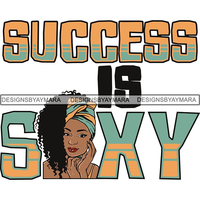 Boss Lady Afro Melanin Successful Black Woman Quotes SVG ...