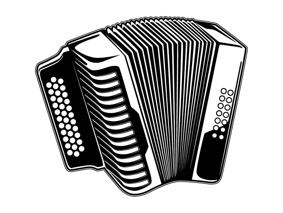 Accordion Musical Instrument SVG – DesignsByAymara