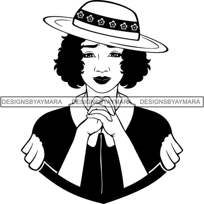 Download Latina Woman Praying God .SVG Cut Files For Silhouette and ...