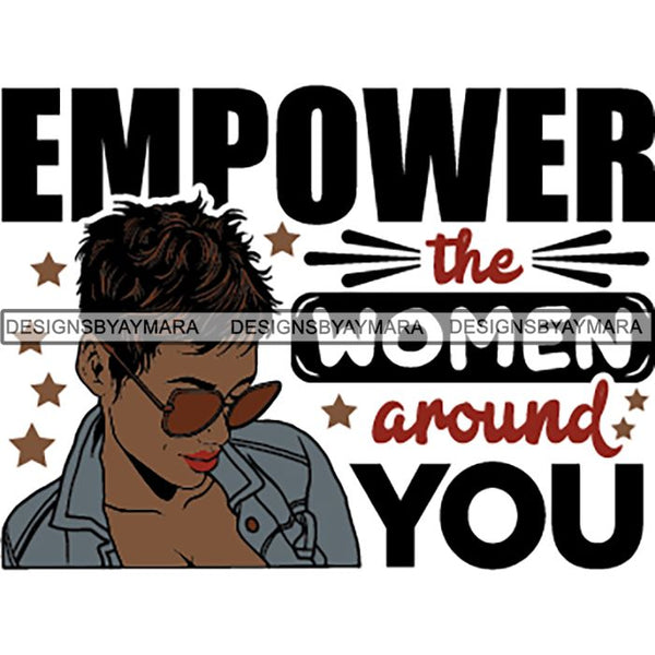 Download Strong Successful Afro Woman Quotes .SVG Cutting Files For Silhouette - DesignsByAymara