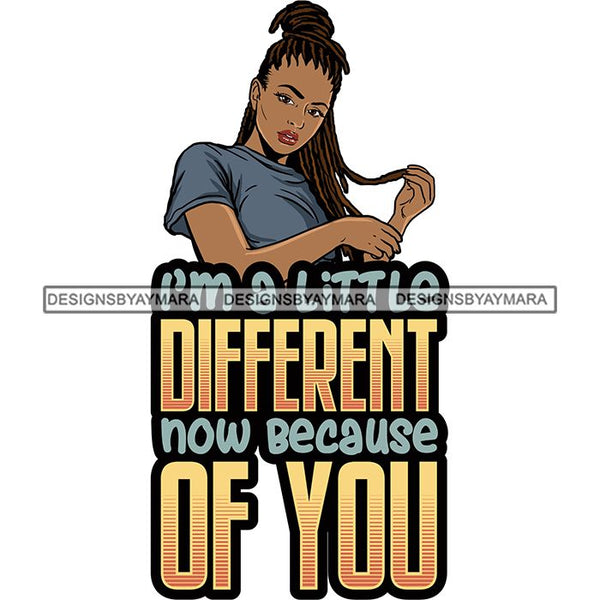 Afro Woman Dreadlocks Locs Hairstyle Gangster Bad Ass Quotes .SVG Cutt ...