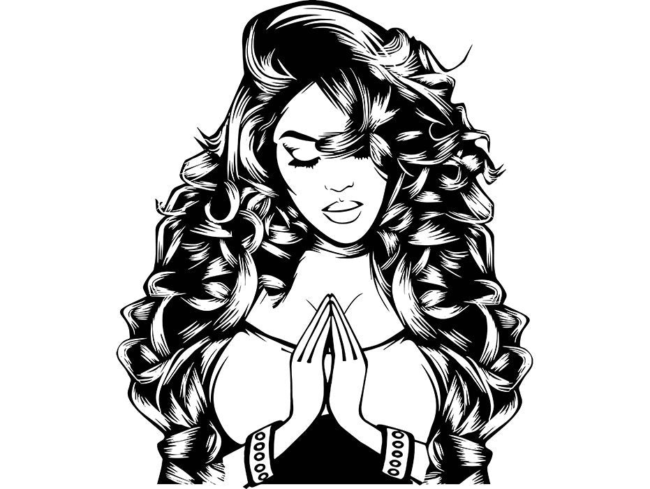 Free Free 179 Svg Black Woman Praying Images Free SVG PNG EPS DXF File