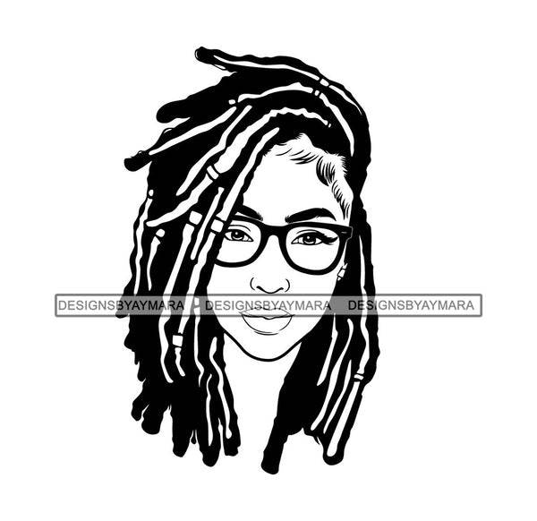 Download Afro Beautiful Woman SVG Dreads Hairstyle Goddess Fashion ...