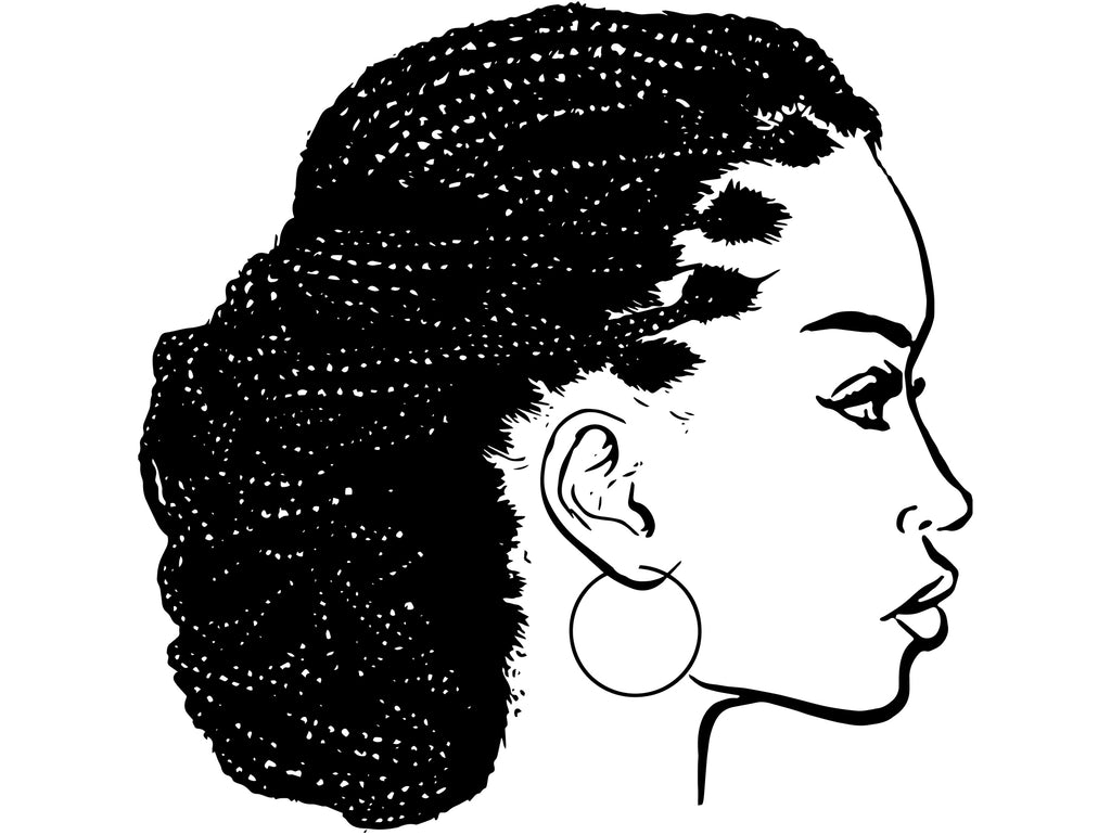 Download Afro Woman Svg Braids Dreads Locs Hairstyle Cutting Files Designsbyaymara