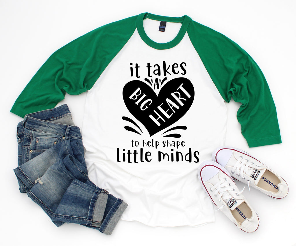 It Takes A Big Heart To Help Shape Little Minds Svg Quotes Designsbyaymara