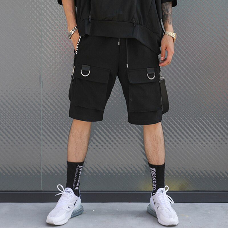 Black Bermuda 'Origin' Shorts