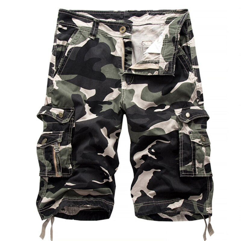 Military Camouflage Vector Shorts