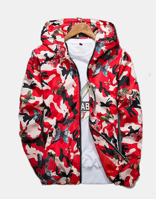 Butterfly Camo Windbreaker