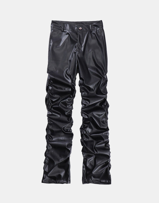 AV1 Black Leather Pants