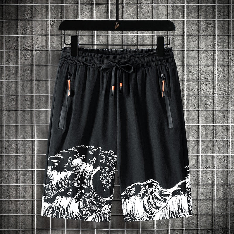 Black Sea Surfing Waves Shorts