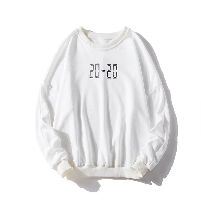 20-20 Number Plain Pullover Sweatshirt