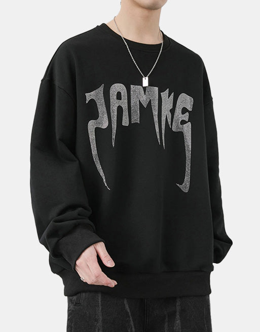 Retro JAMKE Printed Sweatshirt