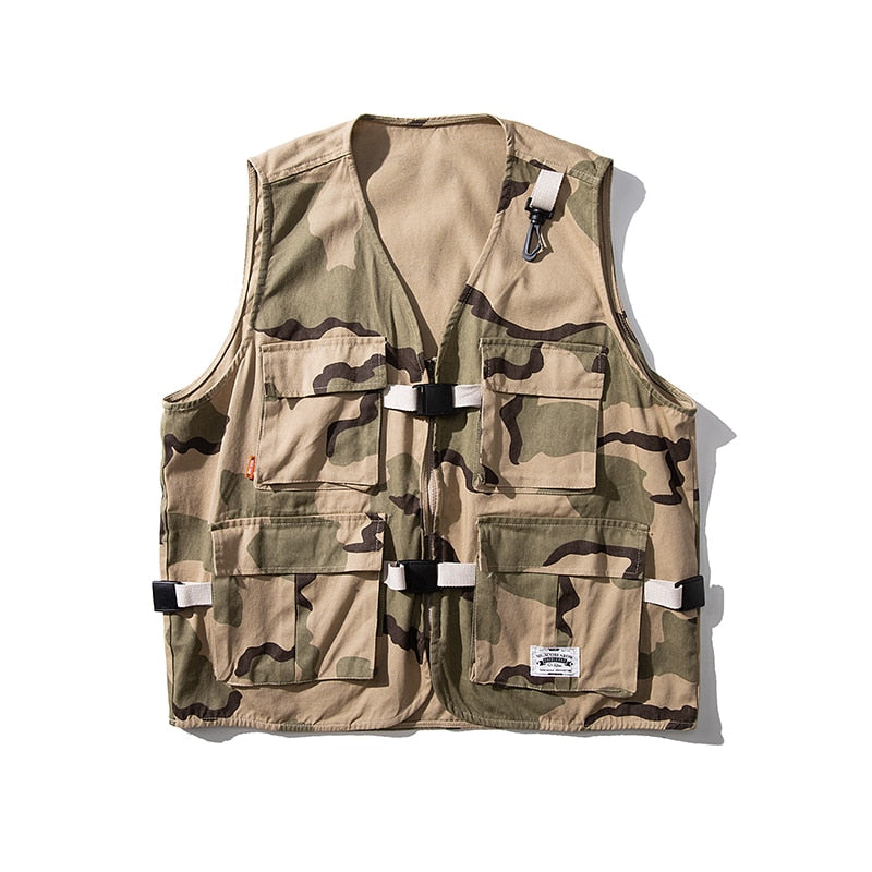 Multi-Pockets Fishing Vest Camping