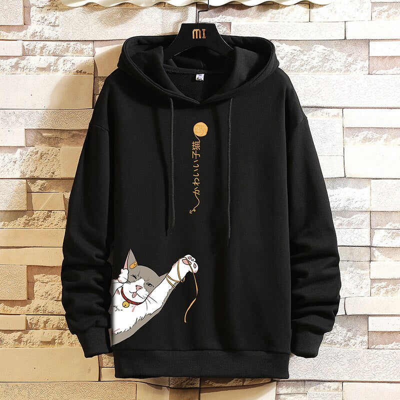 Lucky Chinese Cat Hoodie