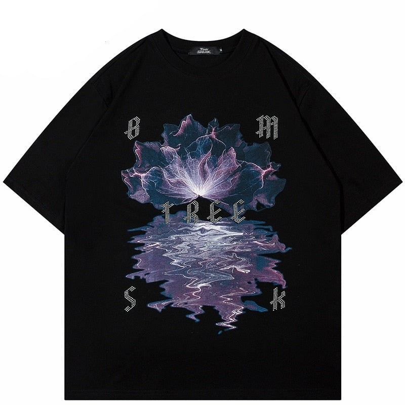 Indigo Lightning Reflection T-Shirt