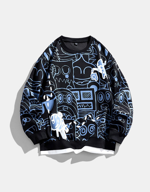 Robotic Mechanism Mode Sweatshirt