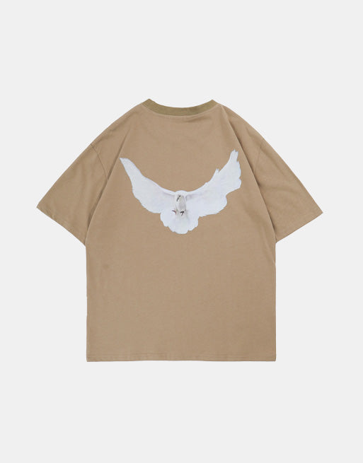 Peace Dove Crewneck T-Shirt