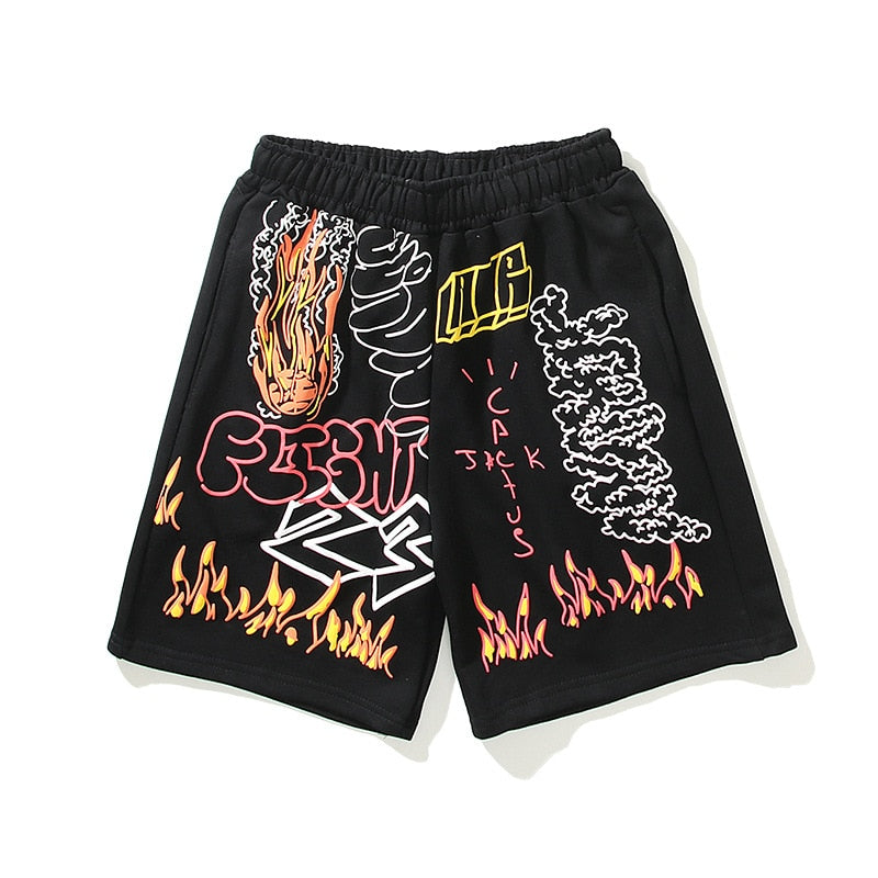 Cactus Fire Shorts