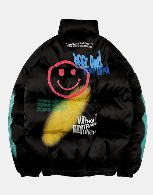 xSmiley Jacket (Black/White)