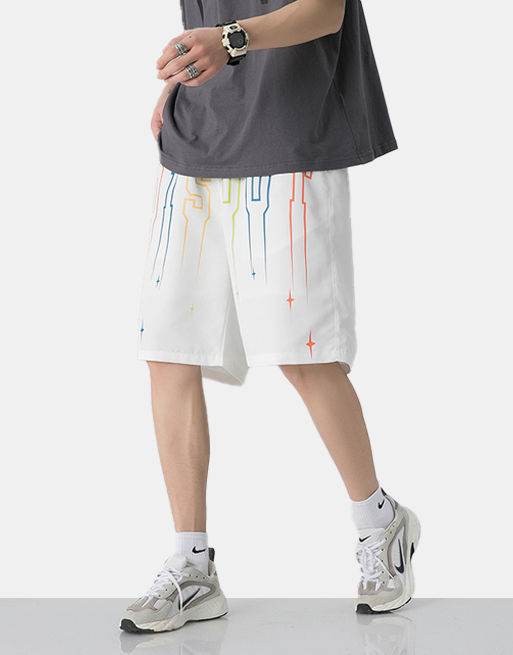 DISOUT Paint Dripping Shorts