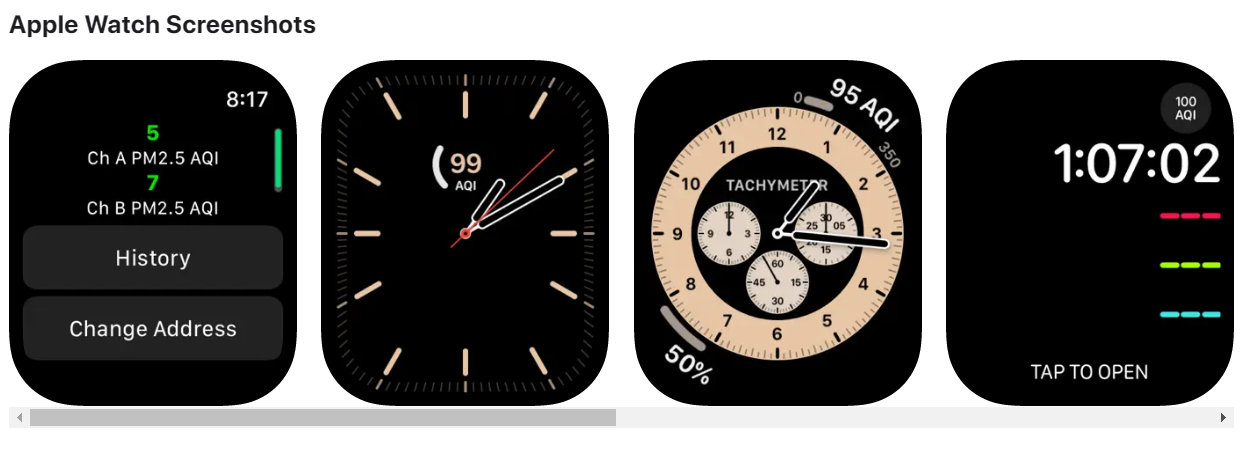 Apple Watch Screenshots