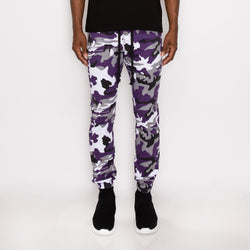 purple camo joggers