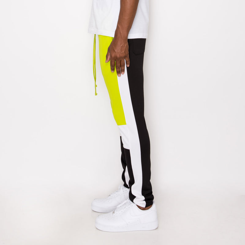 frozen yellow track pants