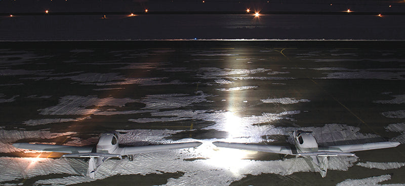 Boombeam HID installed on a Diamond Single Engine