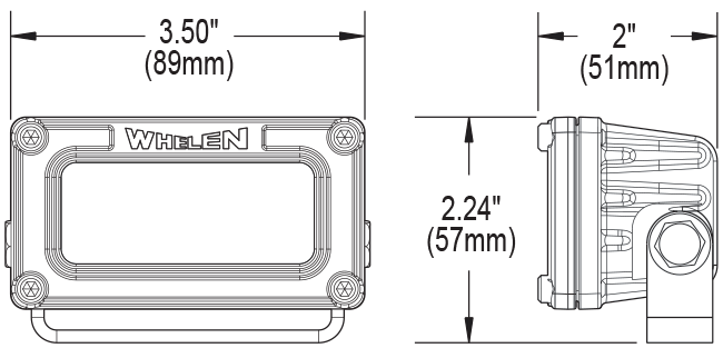 GSE Ground Effect Spotlight Dimensions