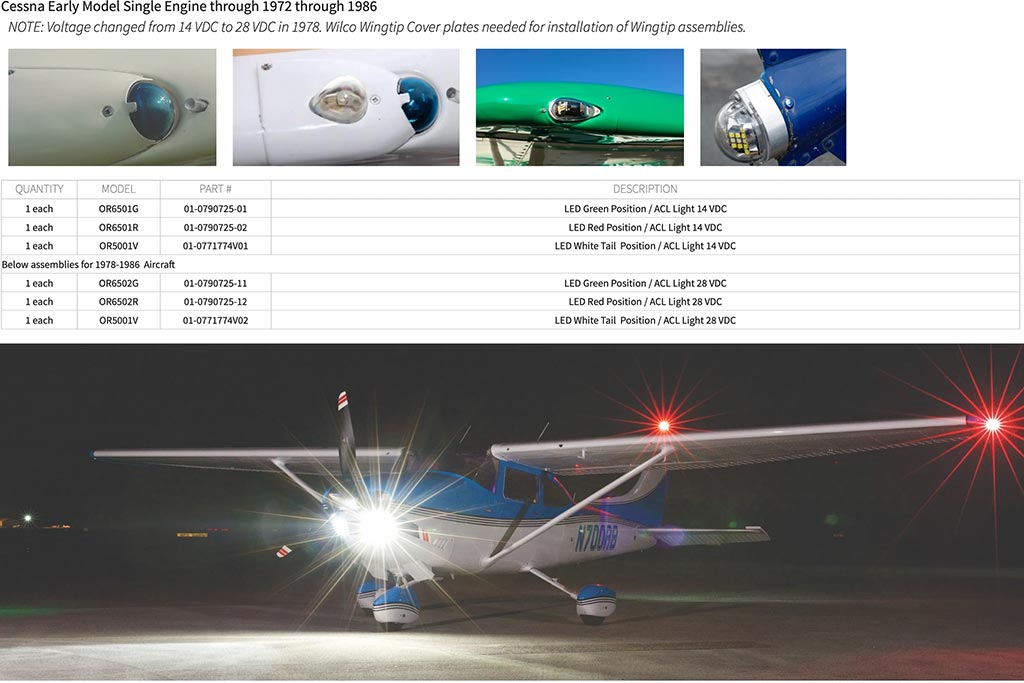 Cessna Aircraft Lighting Products Whelen Technologies