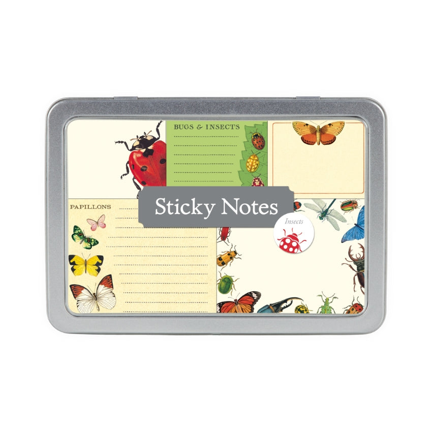 Bugs & Insects Sticky Notes - Cavallini & Co.