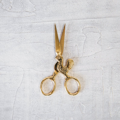 Ribbon Scissors Gold Handle by Studio Carta Small — Scribe Fine Papers