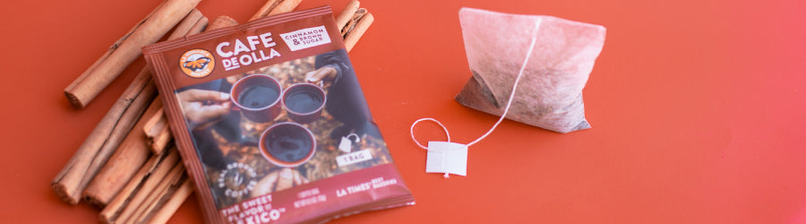 La Monarca Bakery cafe de olla mexican cinnamon coffee sachet steep bag 