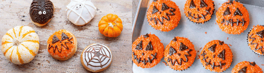 halloween cupcakes and treats
