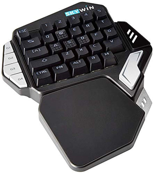 skywin programmable gaming keypad ergonomic one handed rgb backlit mechanical e sports keyboard - gaming keyboard fortnite